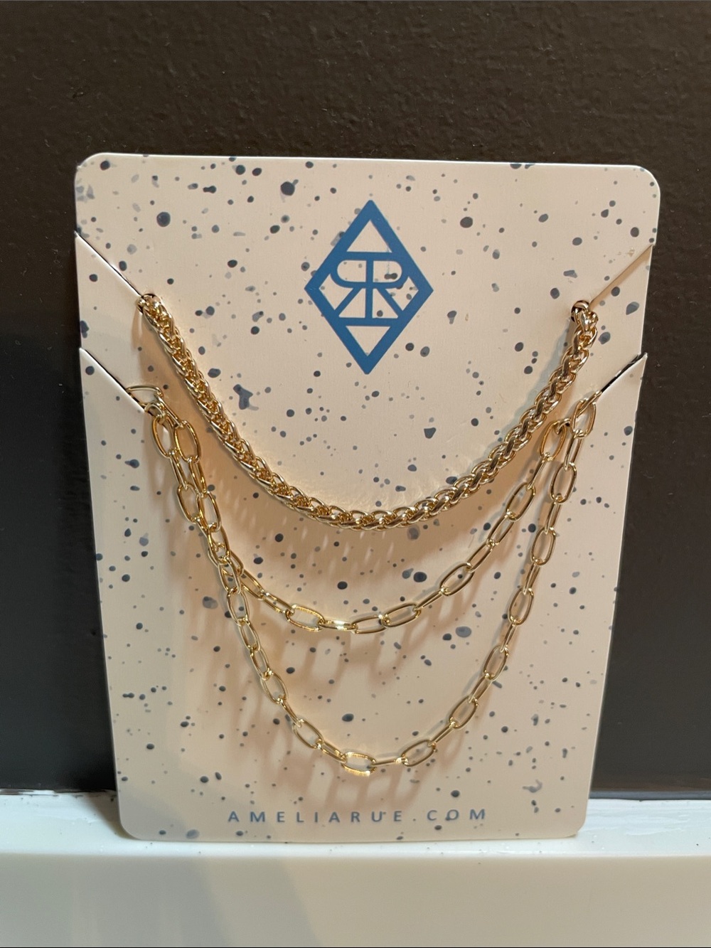 Gold-Tone Duo Chain Necklace Set